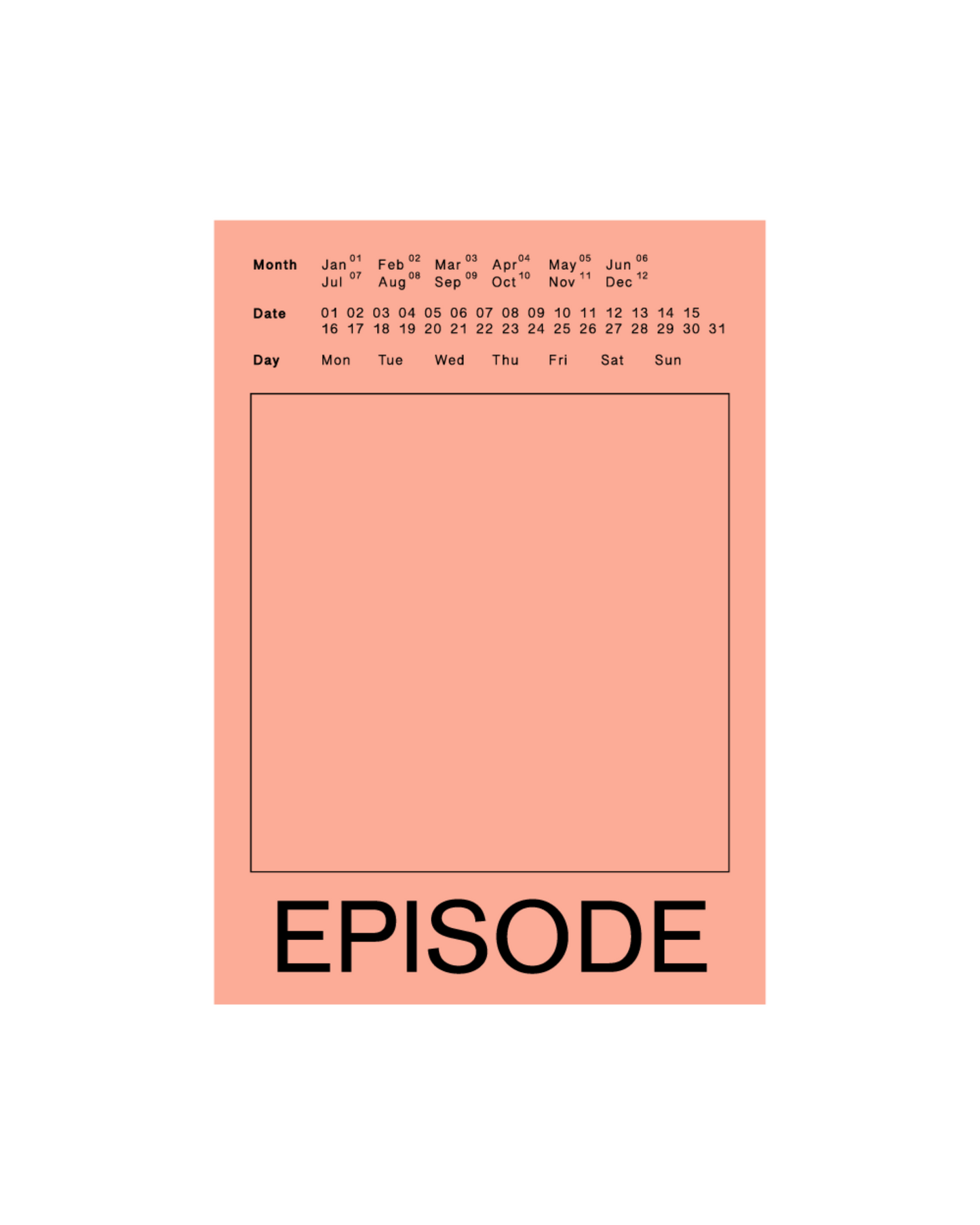EPISODE萬用手帳|Peach 經典版