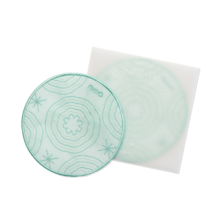 Gauze coaster|Jade 옥색
