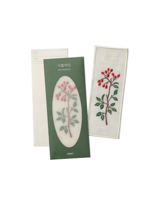 Flower Bookmarks|Tanglishu팥배나무