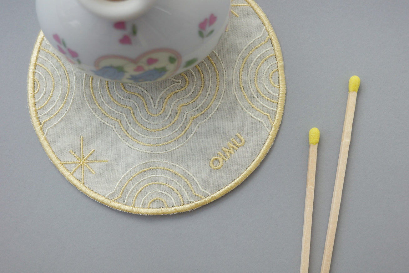 Silk Coaster|Chicken Yellow 병아리색