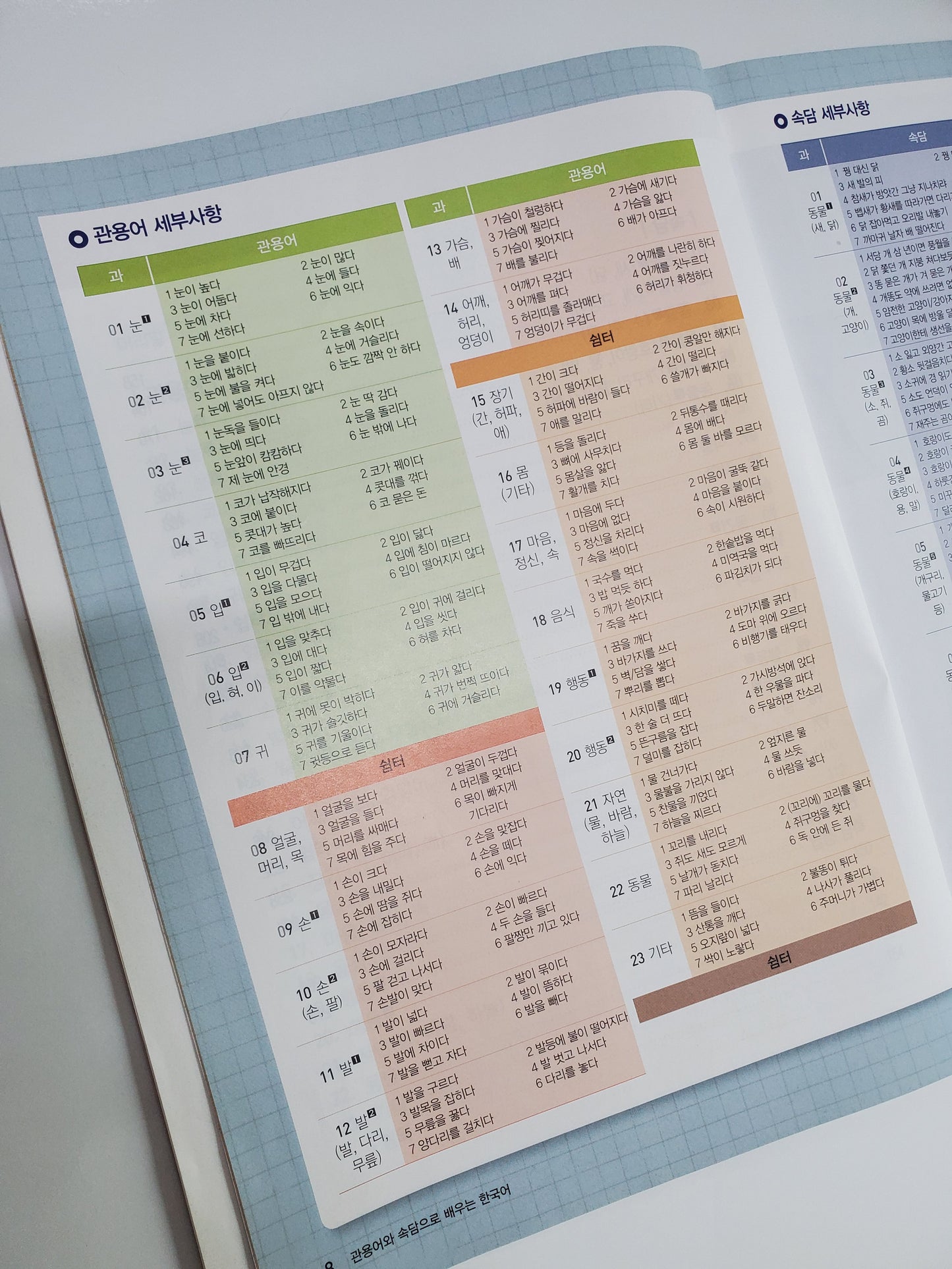 관용어와속담으로배우는한국어|관용어와 속담으로 한국어를 배워보세요