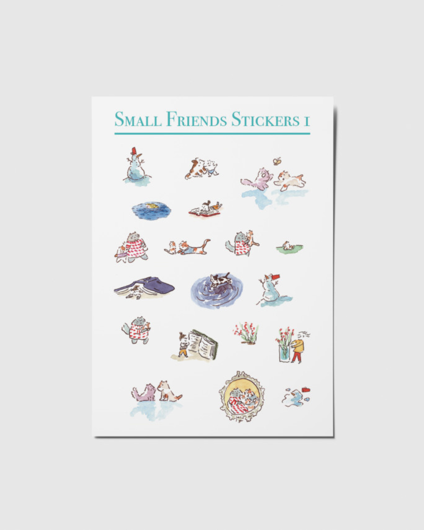 Kimjourney迷你朋友貼紙