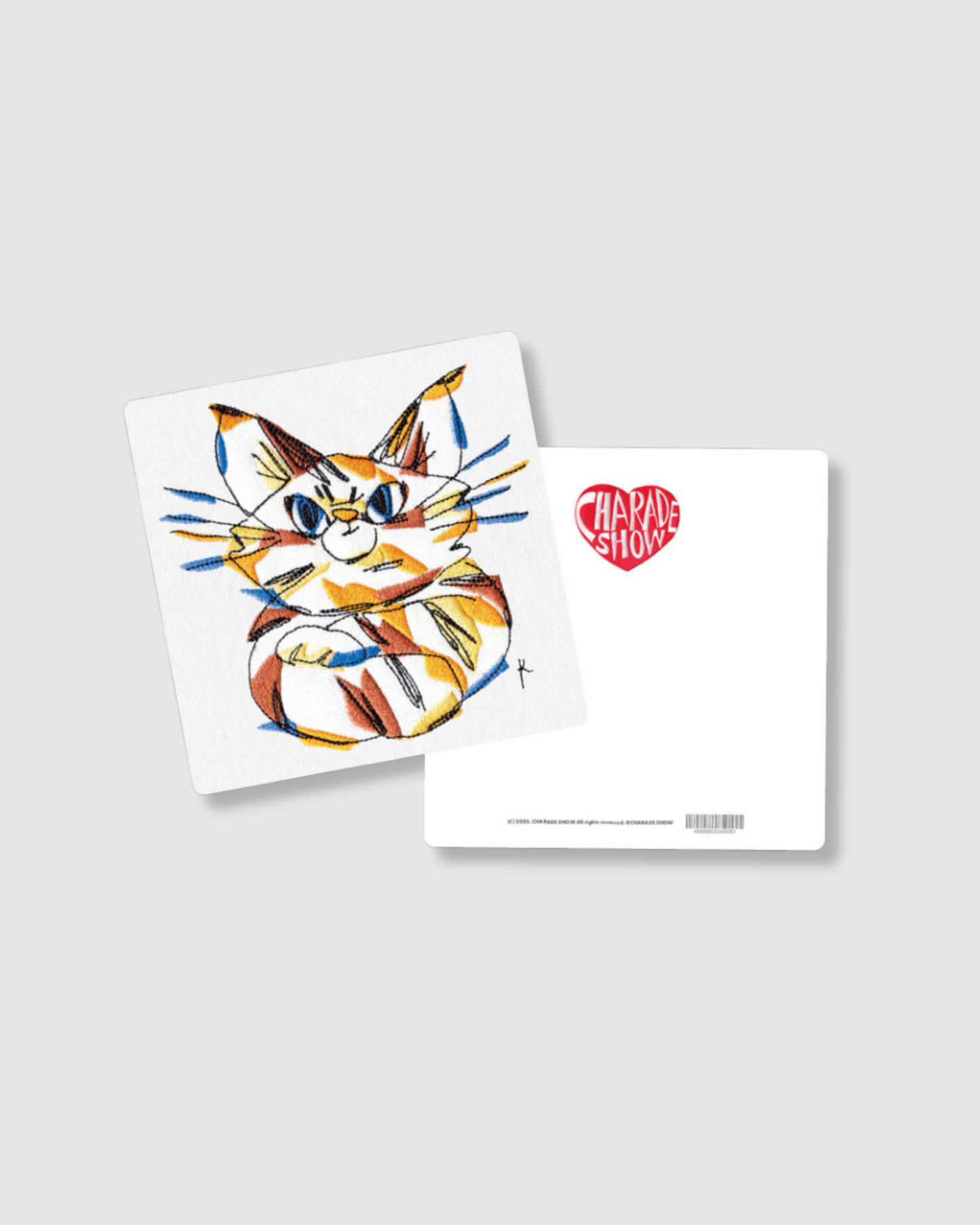 Charade Show電繡印花明信片