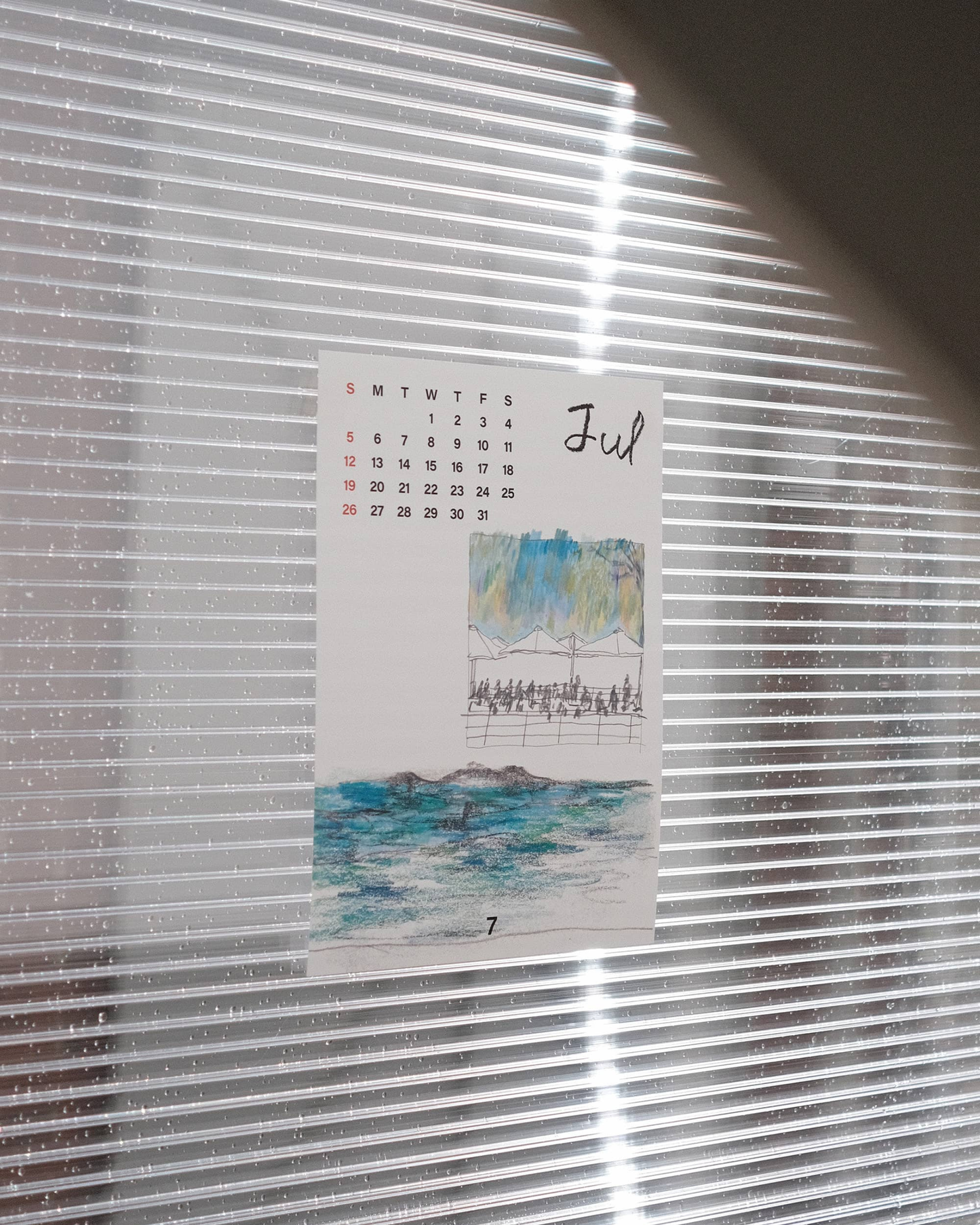 이하여백 2026 달력｜插畫家以下空白2026月曆