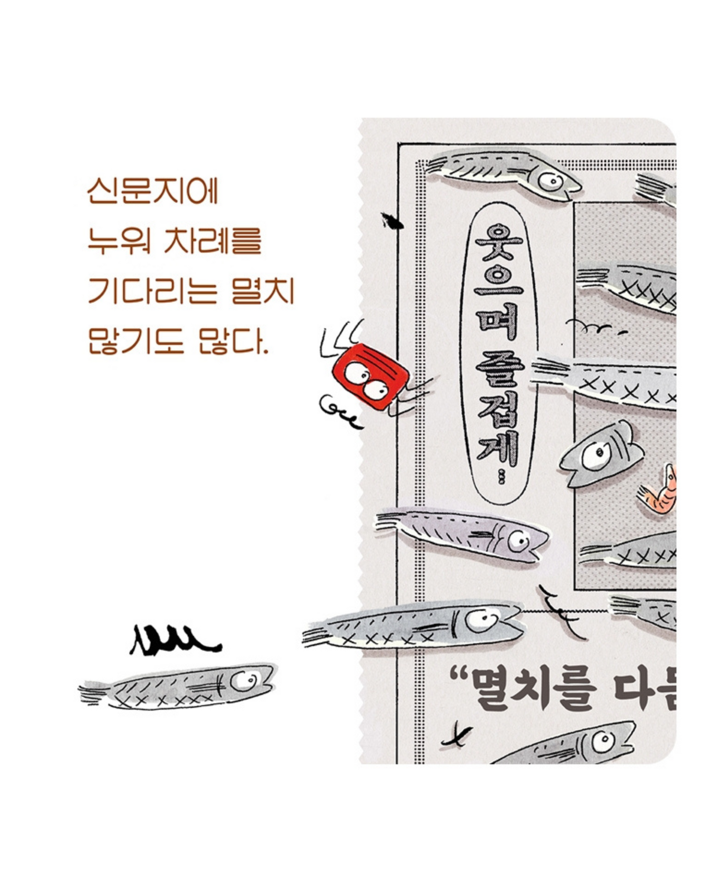 멸치 다듬기｜鯷魚的異想世界