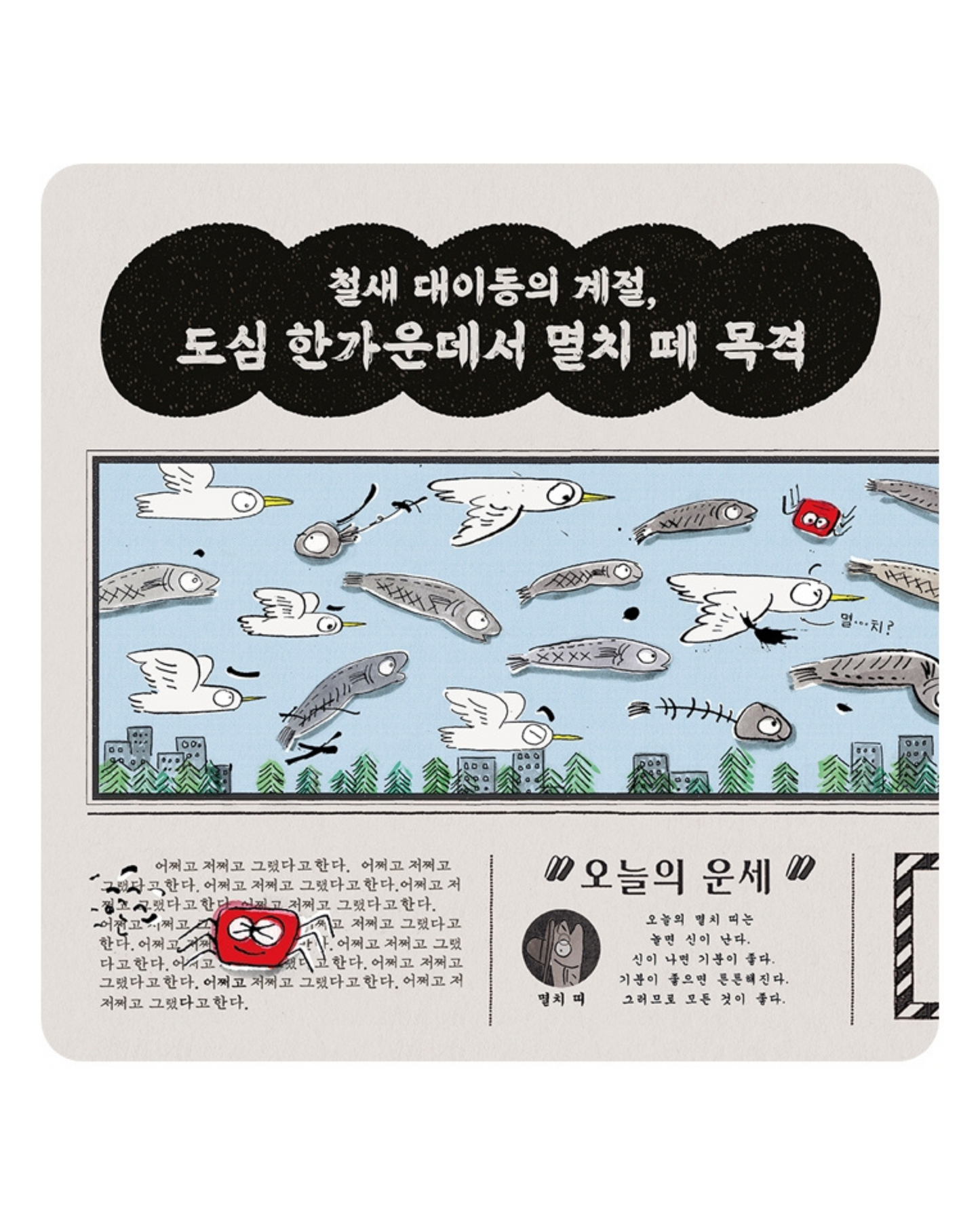 멸치 다듬기｜鯷魚的異想世界