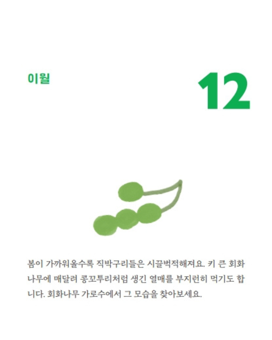 오늘의 제철 행복｜當季幸福萬年日曆
