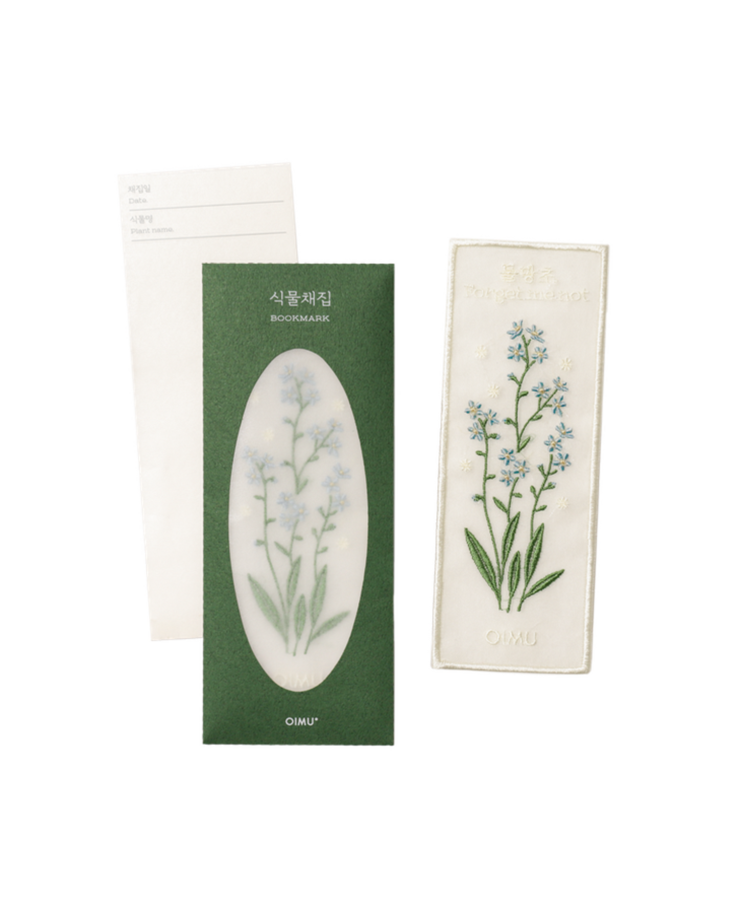 Flower Bookmarks｜Forget-me-not 물망초