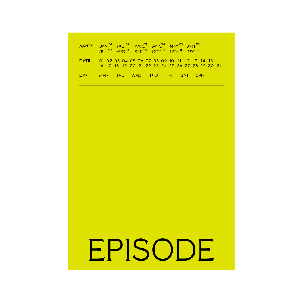 EPISODE萬用手帳｜Lime 硬殼精裝本